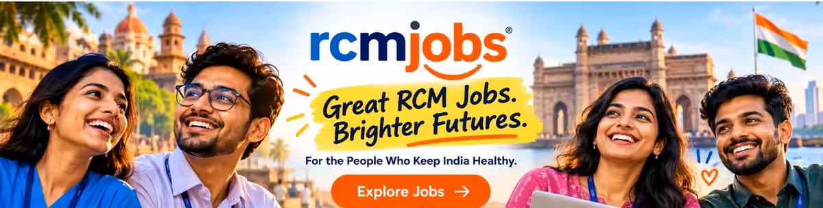 rcmjobs — Great RCM Jobs. Brighter Futures. For the People Who Keep India Healthy. Explore Jobs.